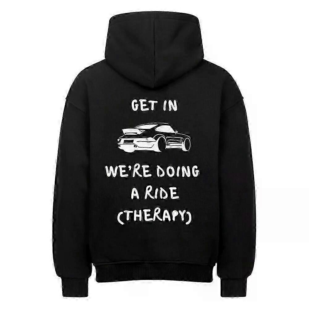 Get In Black Hoodie Pullover Rockinstone