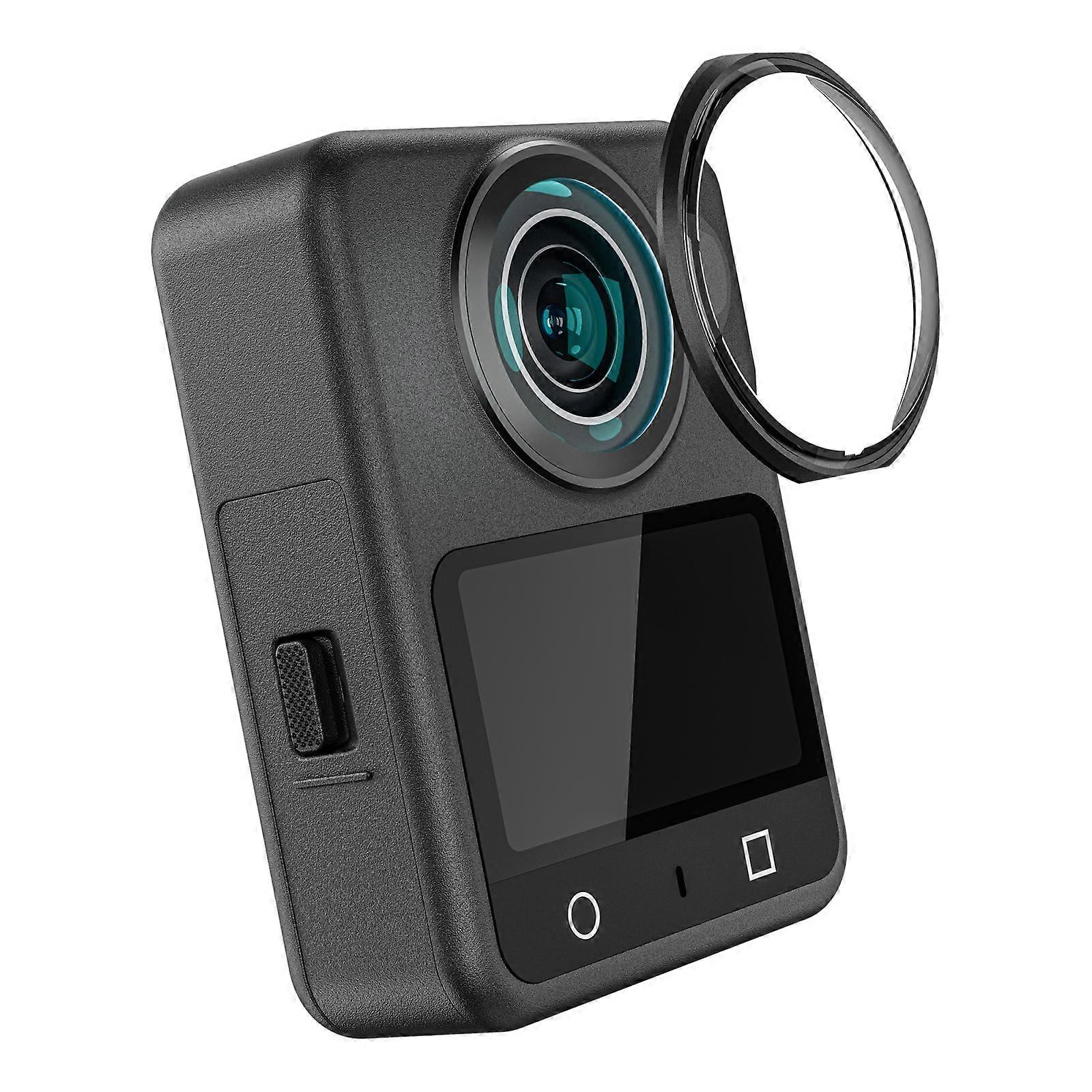【New】 For DJI Osmo 360 STARTRC Lens Guard PC Protective Cover (Black)