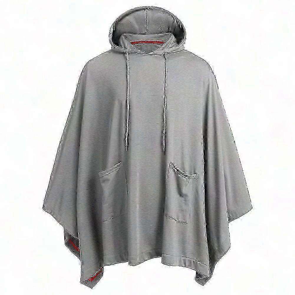 Mantella Poncho Unisex con Cappuccio con Tasca - Felpa con cappuccio Pullover Casual
