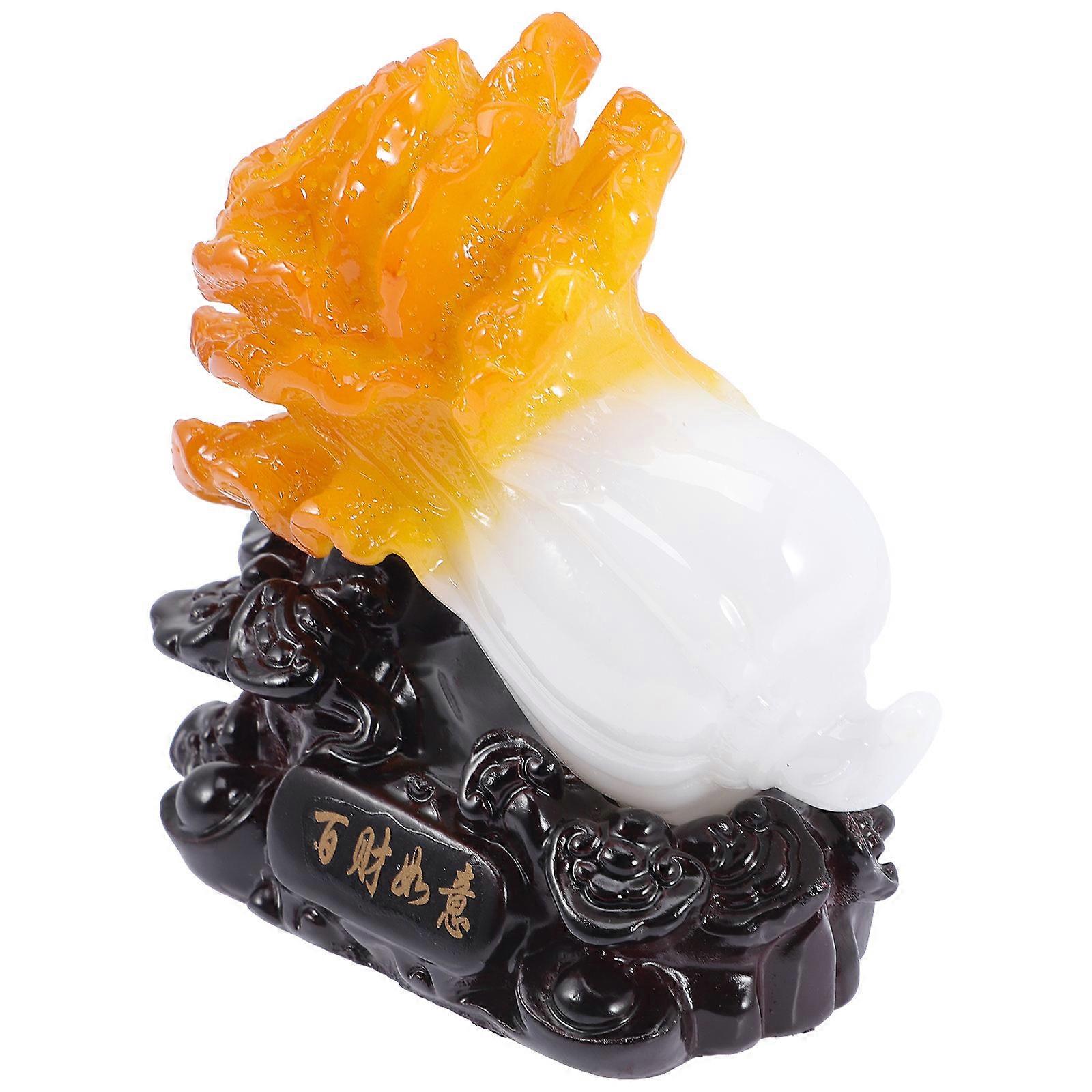 Creative Resin Vegetable Decor Ornament for Office Home 5Pcs Collection