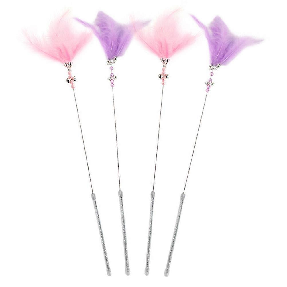 Cat Teaser Toy Cat Flirting Stick for Playing with 1 Piece
