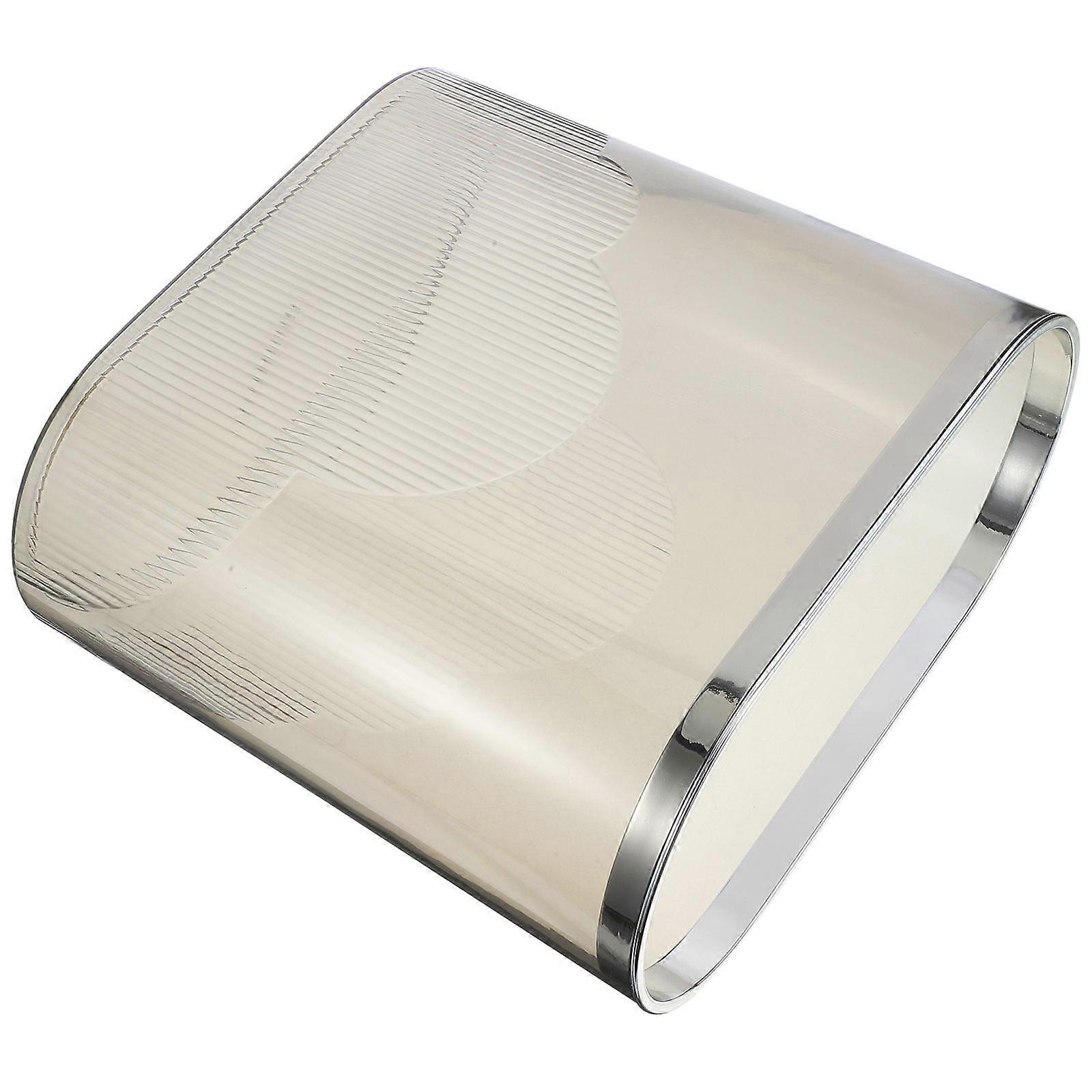 Trash Can for Living Room Use Transparent Plastic Container