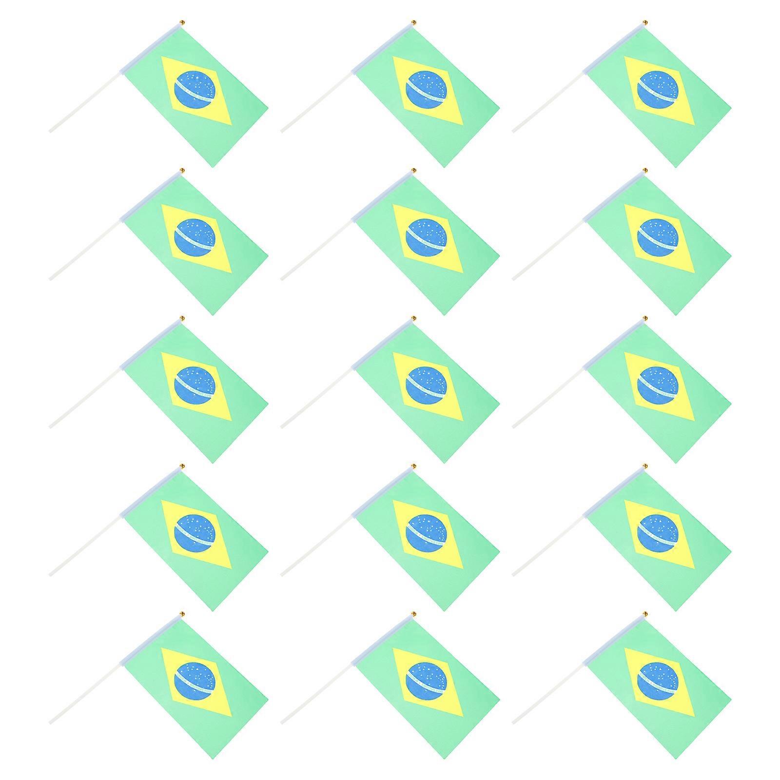 Hand Flags Portable Handheld Flags for Cheering 50Pcs Football Match with Stick