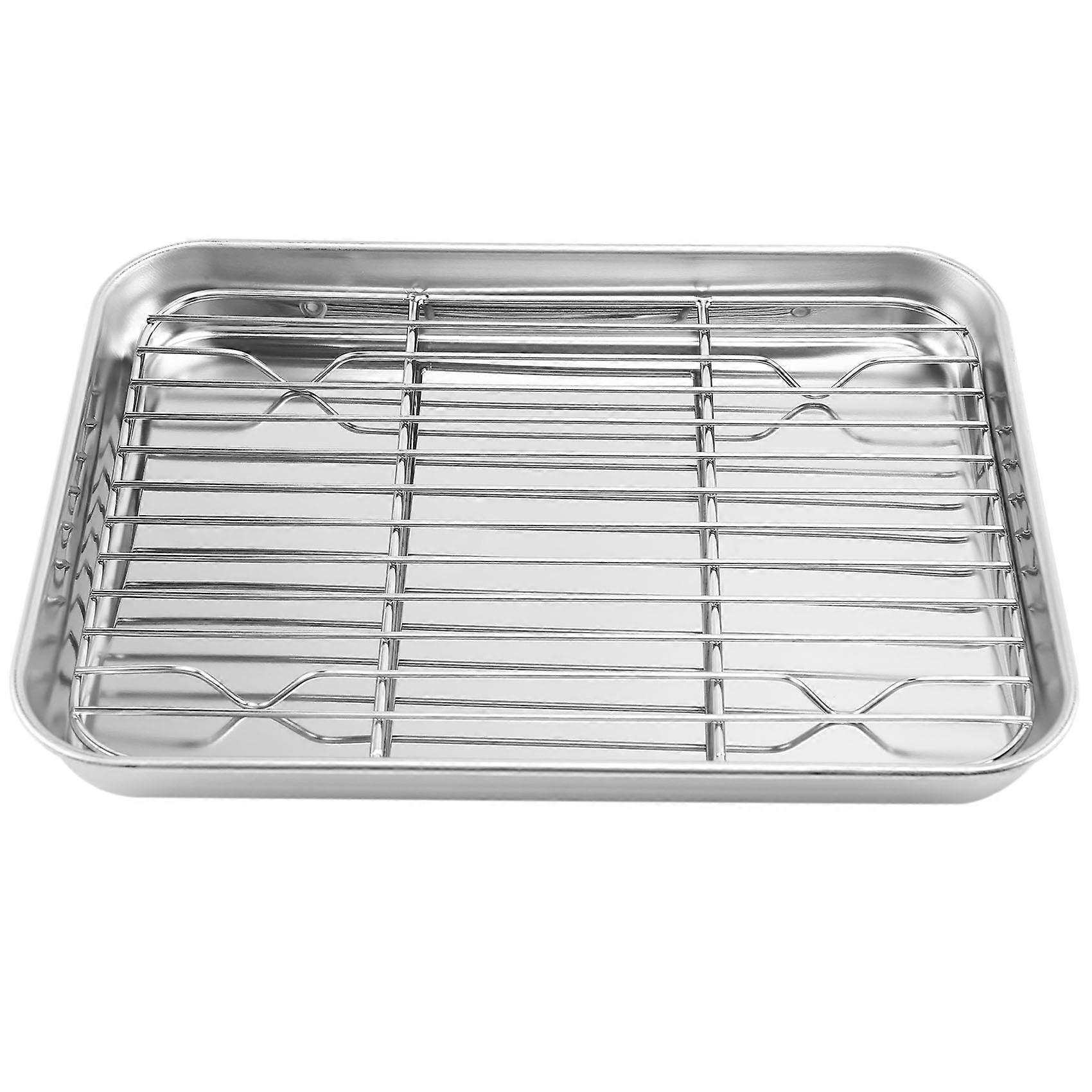 Toaster Oven Tray and Rack Set, with Cooling Rack,Dishwasher Safe