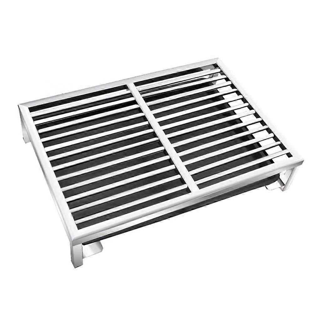 Stainless Steel Dog Toilet SmallMedium Dogs Teddy Litter Box AntiBiting Large Capacity Tray Included 48 X 33 X 10 Cm