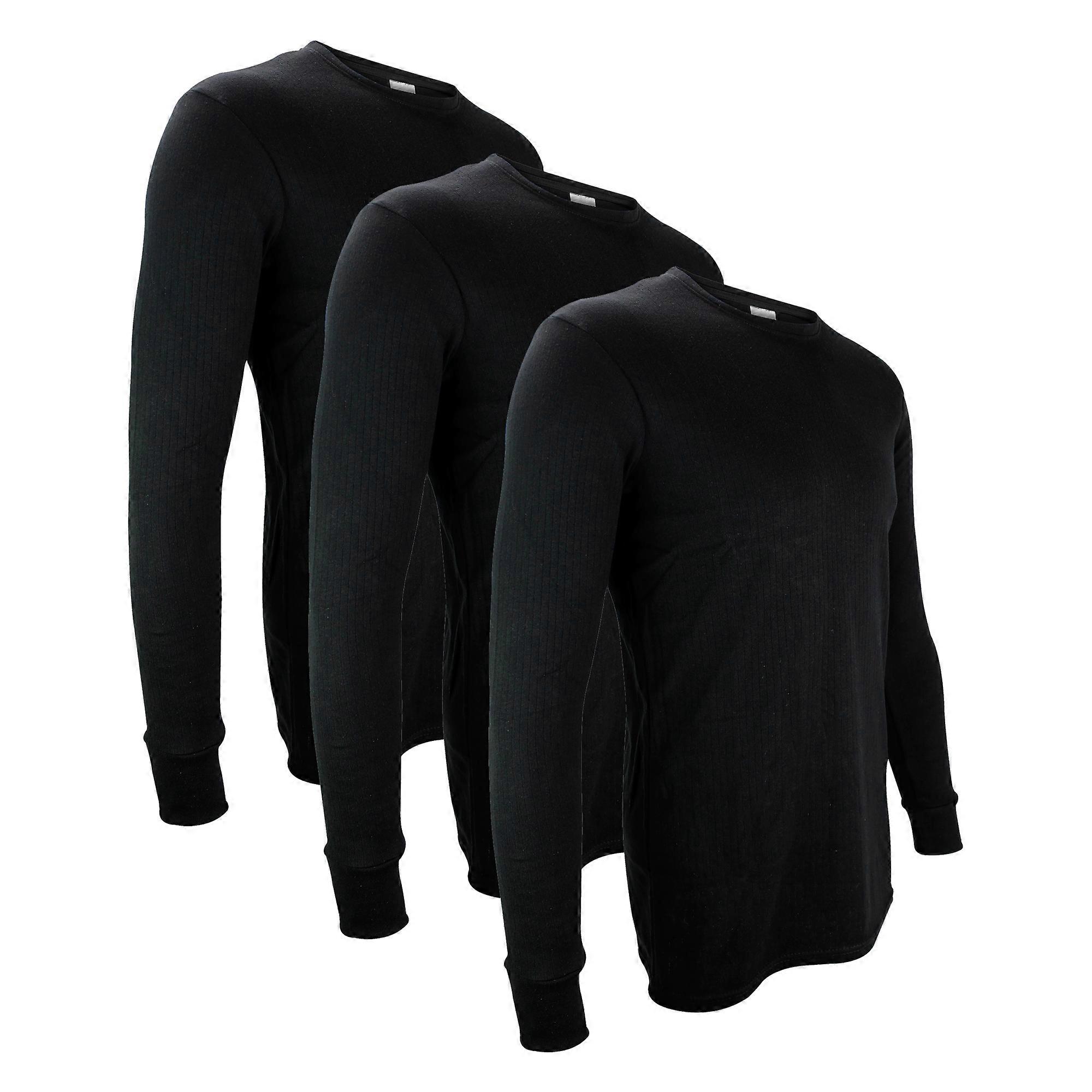 THMO - 3 Pack Mens Thermal Base Layer Long Sleeve Top