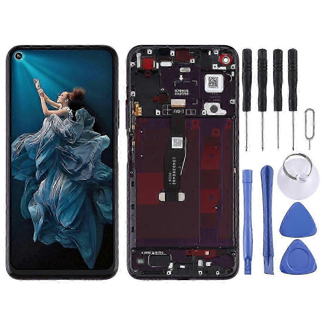 LCD Screen for Huawei Honor 20 Pro Digitizer Full Assembly with Frame(Black)