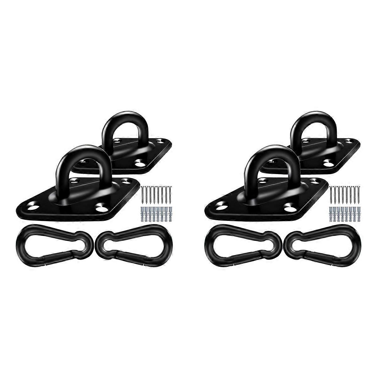 1700lbs Capacity Heavy Duty Hammock Hooks, 4PCS M10 Stainless Eye Hooks,Hanging Hooks for Hammock Ha