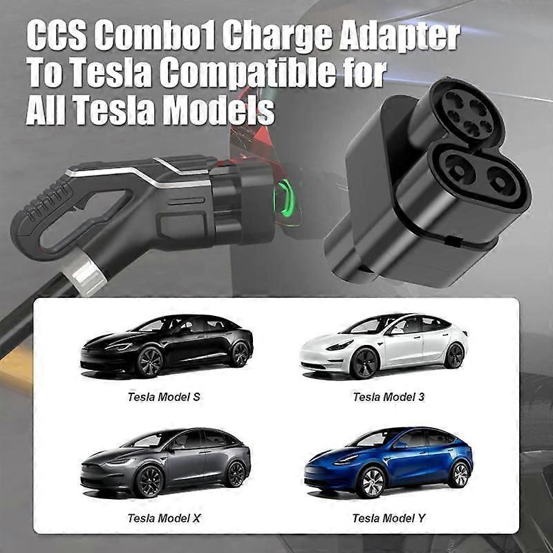 Luxora CCS Combo 1 Charger Adapter 250KW Compatible with Tesla Model 3 Y X S - CCS1 Charger Adapter for Tesla Model 3 X Model Y S Accessories