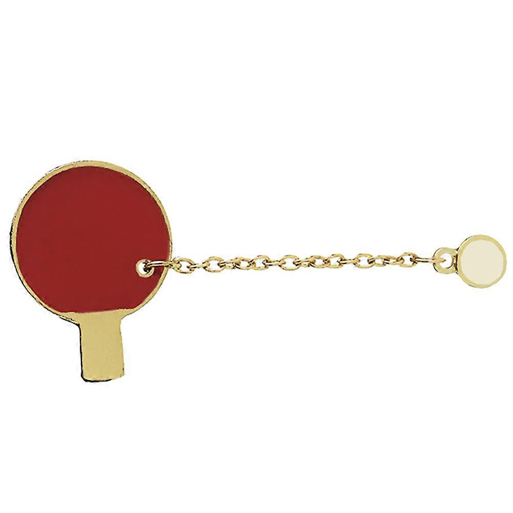 Versatile Alloy Brooch with Creative Paddle Design for Clothing 2Pcs