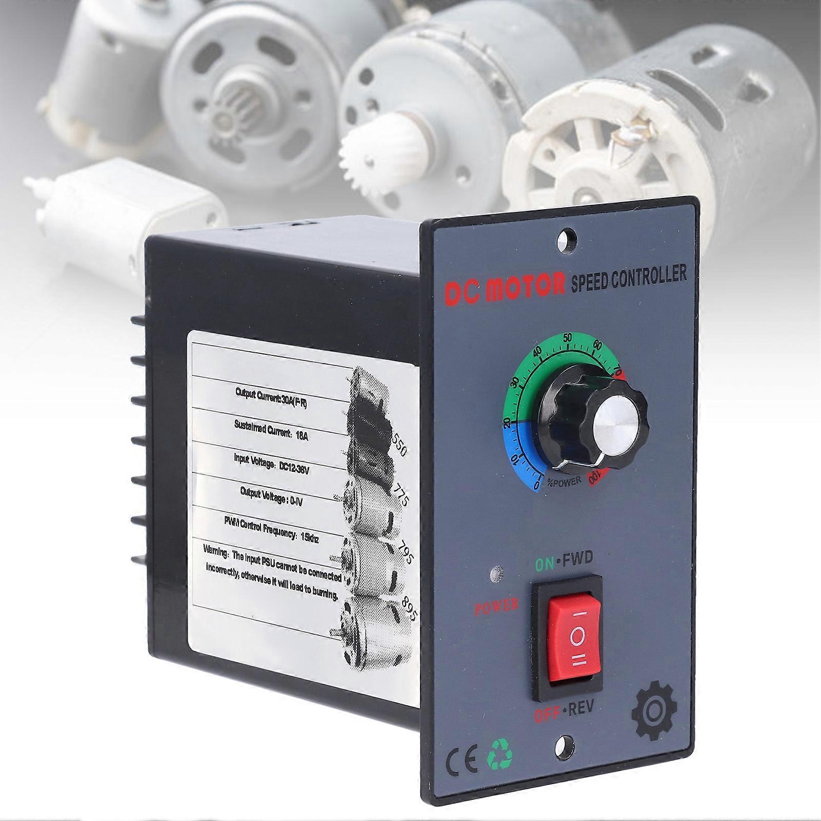 12-36V 30A Motor Speed Controller with Reverse Variable Switch