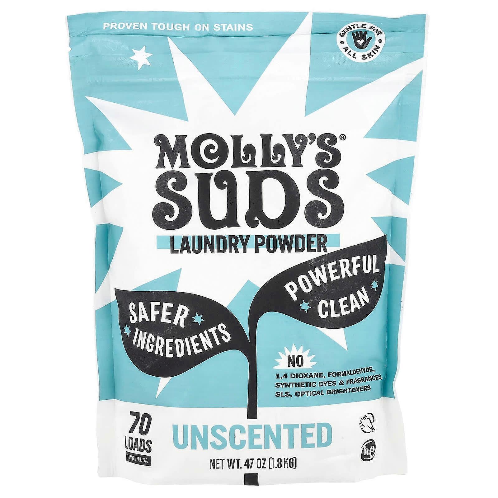 Laundry Powder, Unscented, 47 oz (1.3 kg)