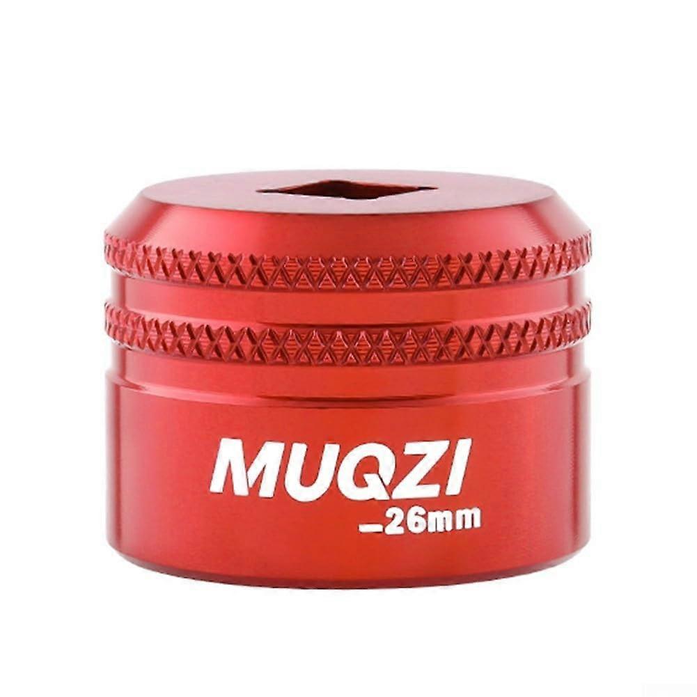 Essentials 26mm Fork Wrench Sleeve Tool, Sturdy Plastic, Front Fork Disassembly, Red