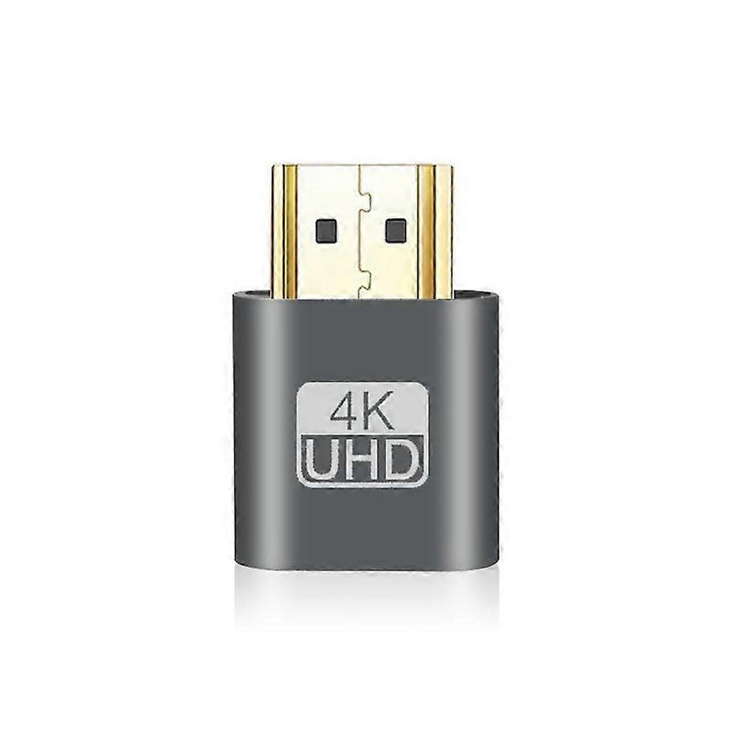 10Pcs HDMI-Compatible Virtual Display Adapter 4K EDID Dummy Plug Headless Ghost Display Emulator Vid