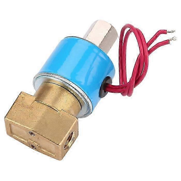 Électrovanne à action directe 3 voies G1/4' Électrovanne à action directe en laiton N/C KSD pour eau 0-0.9