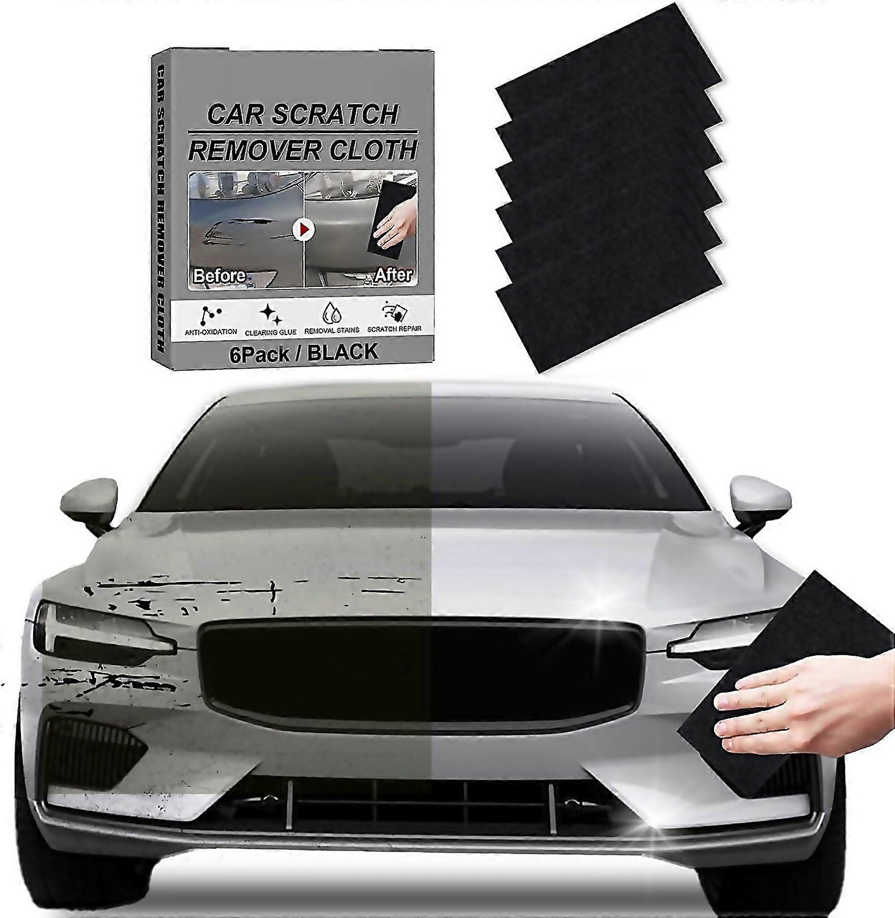 For 6pcs Nano Sparkle Cloth Car Scratch Remover 2024 Upgrade Nano Sparkle Cloth For Car Scratch Clea