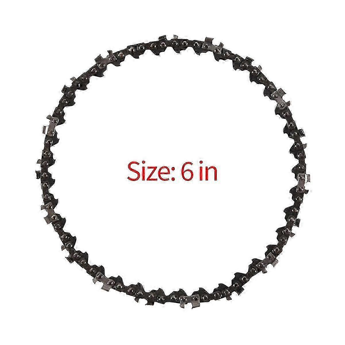 10pcs 6 Inch Chain And Guide Rail Set For Mini Saw Chain Ware Tool Saw Chain