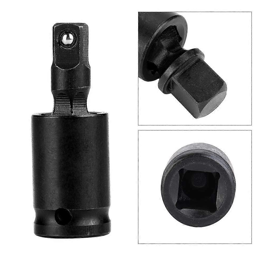 Impact Universal Joint Set, Air Impact Wobble Socket Adapter, Swivel Sleeve, Drives 1/4 In, 3/8 In, 1/2 In, 3/4 In, 1 In