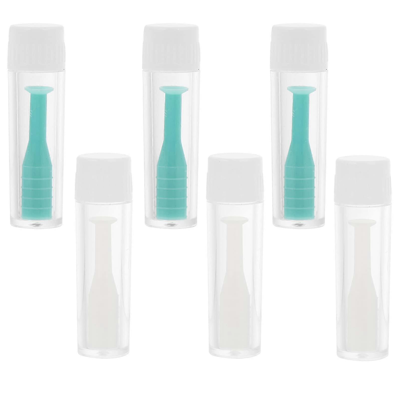 25-26 6Pcs Contact Lens Remover Lenses Suction Stick Lens Inserter Remover Suction Sticks with Bottle Contact Lenses Removing and Insertion 