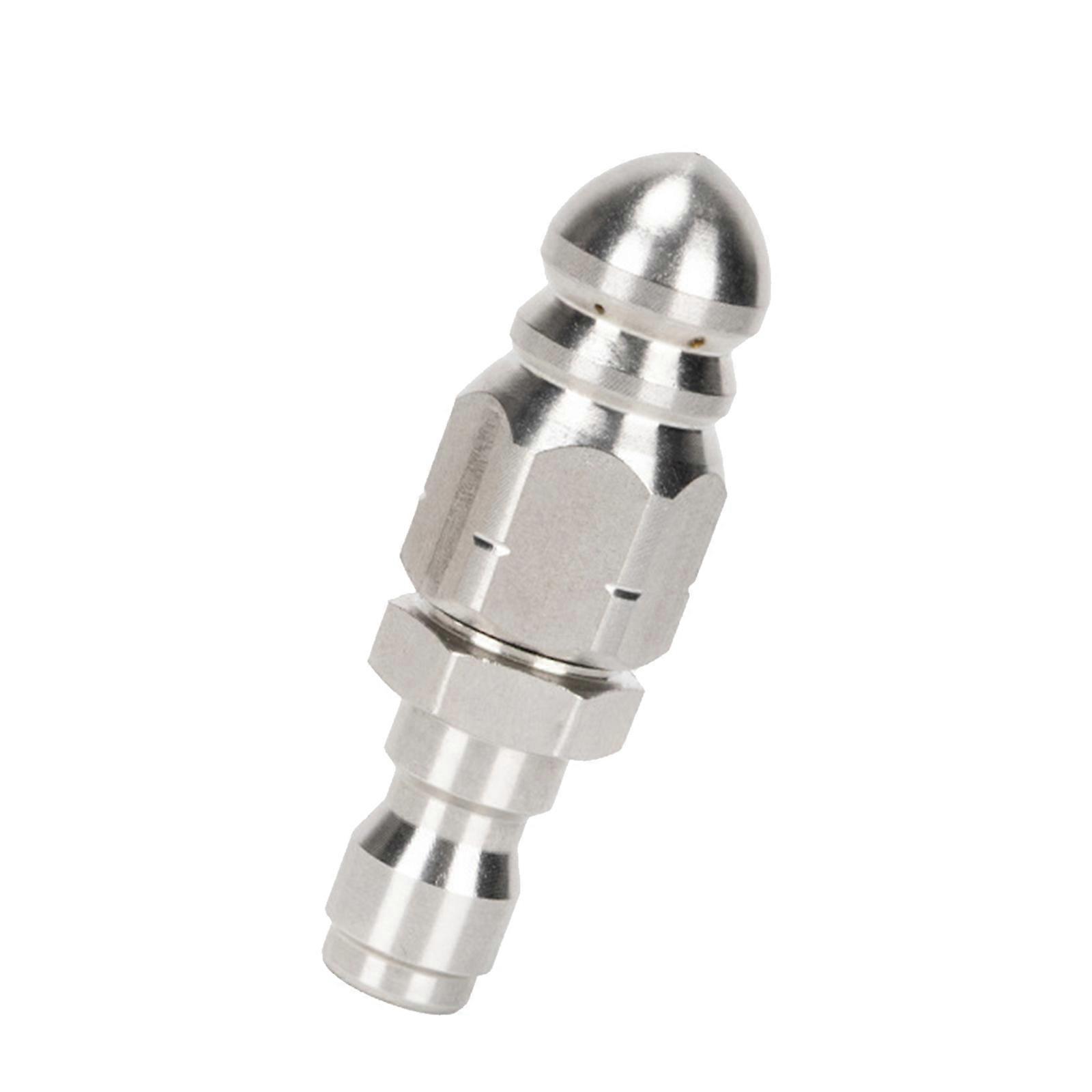 High Performances Drain Jet Nozzle 6 Directional Sprays Pattern 1/4 Inch Thread Unclogging Tool for Rapid Debris Clearance Multicolor