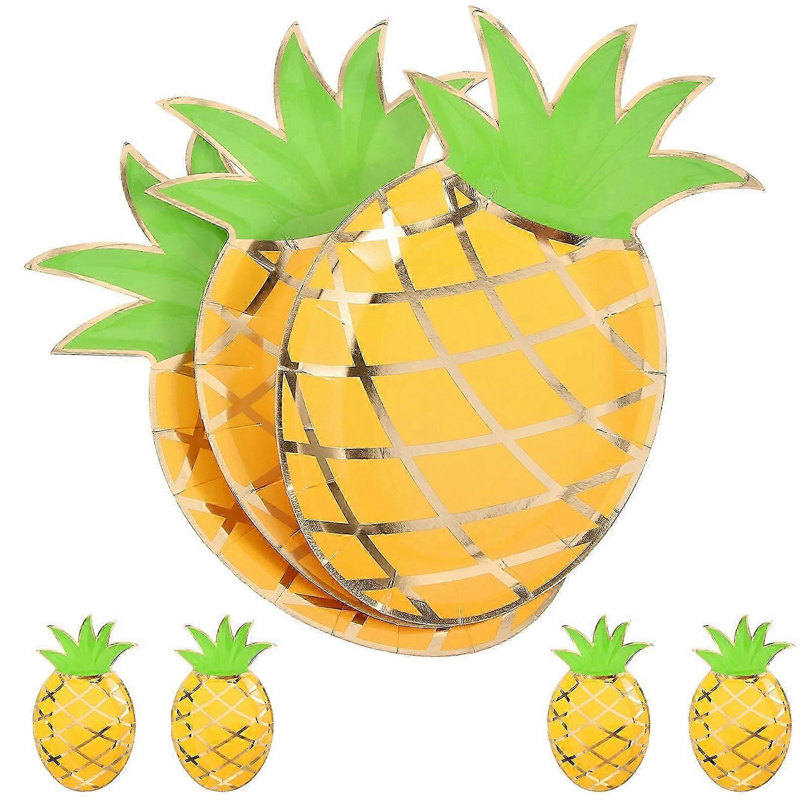 Pineapple Paper for Party Use Assorted Color Dinner for Home Use 8 Pieces