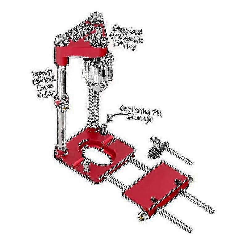 Drill Stand, Hexagonal Drive/movable Drill Stand For Cordless Screwdriver And Drill, For Surfaces And Round Workpieces