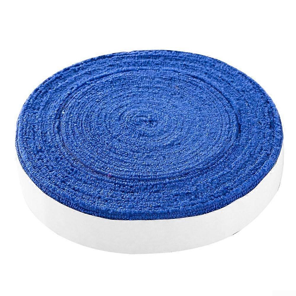 Towel Grip Tape 10m For Tennis And Badminton Rackets Sweat Absorption Blue
