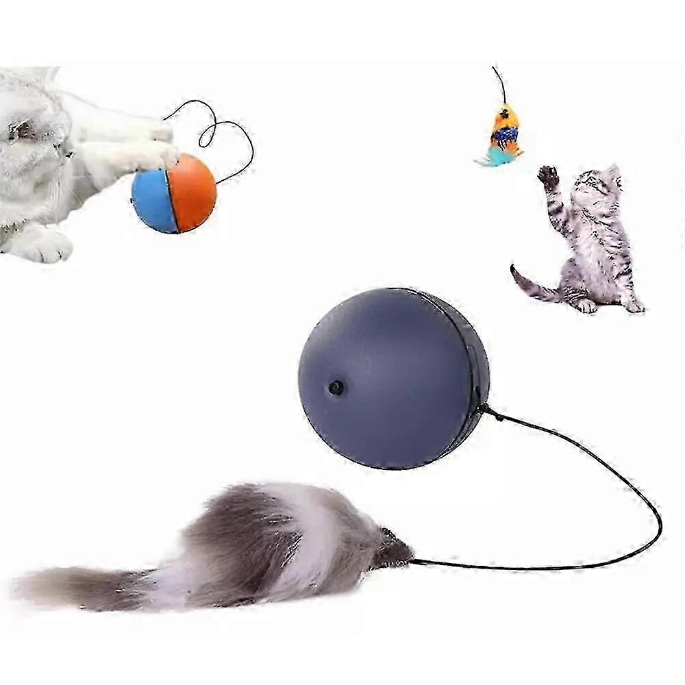 Interactive Cat Ball Toy, Automatic Moving Cat Ball Toy,Motion Ball Toy
