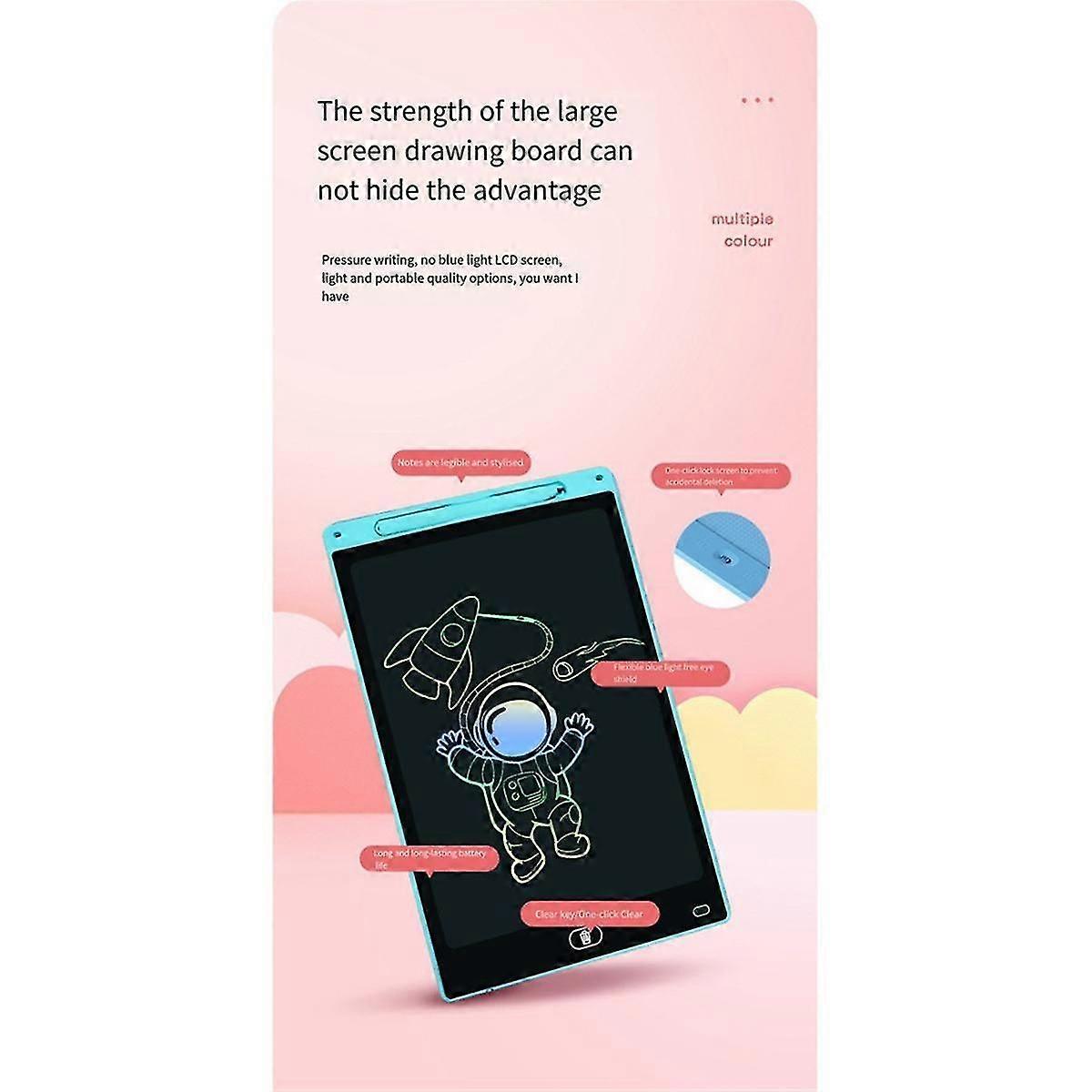 8.2 אינץ 'LCD לוח ציור לוח כתיבה לוח גרפיטי צבעוני לוח ציור ליום הולדת לילדים