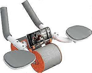 Automatic Rebound Abdominal Wheel Ab Roller Wheel,4D Ab Roller with Elbow Support,Plank Ab Roller Wheel for Core Trainer, Fitness Abs Trainer Roller W