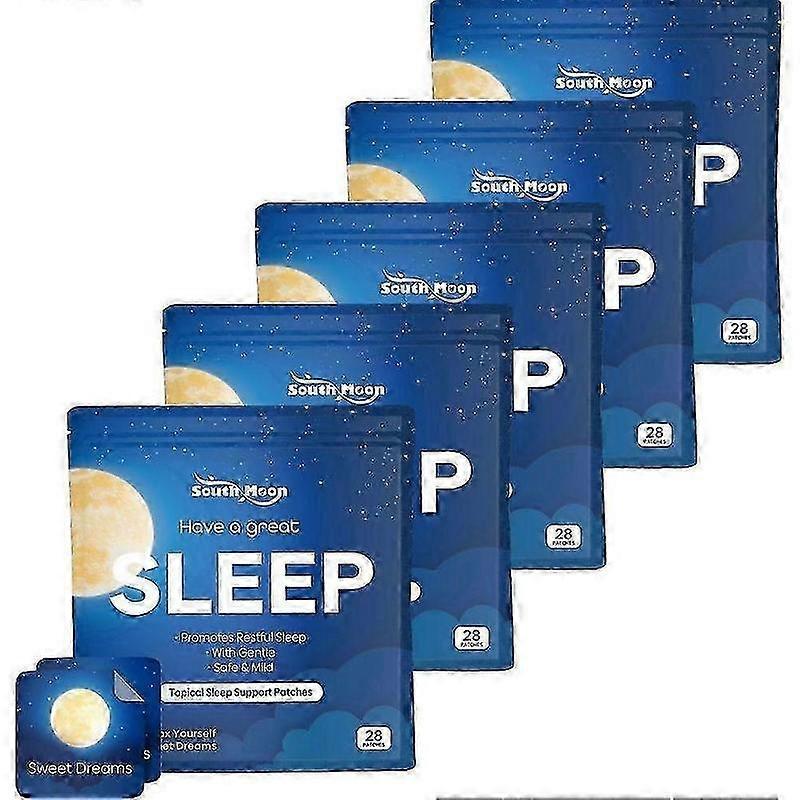 5PACK Sleep Care Patch: A Portable Patch For Daily Care, Peaceful And Stable Sleep At Night, And Gentle Care (28 PATCHES/PACK)