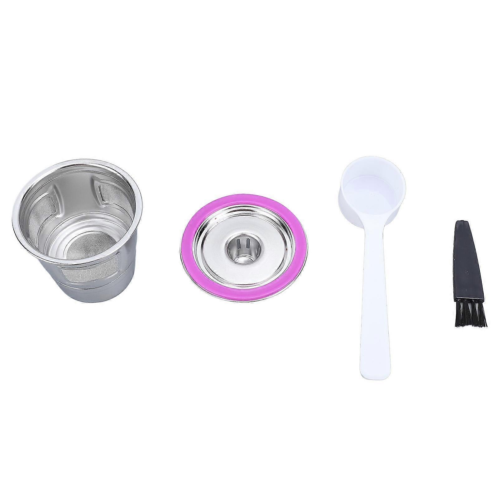 Reusable Coffee Pods Filters Easy to Clean Stainless Steel Coffee Pods with Scoop and Brush for K10