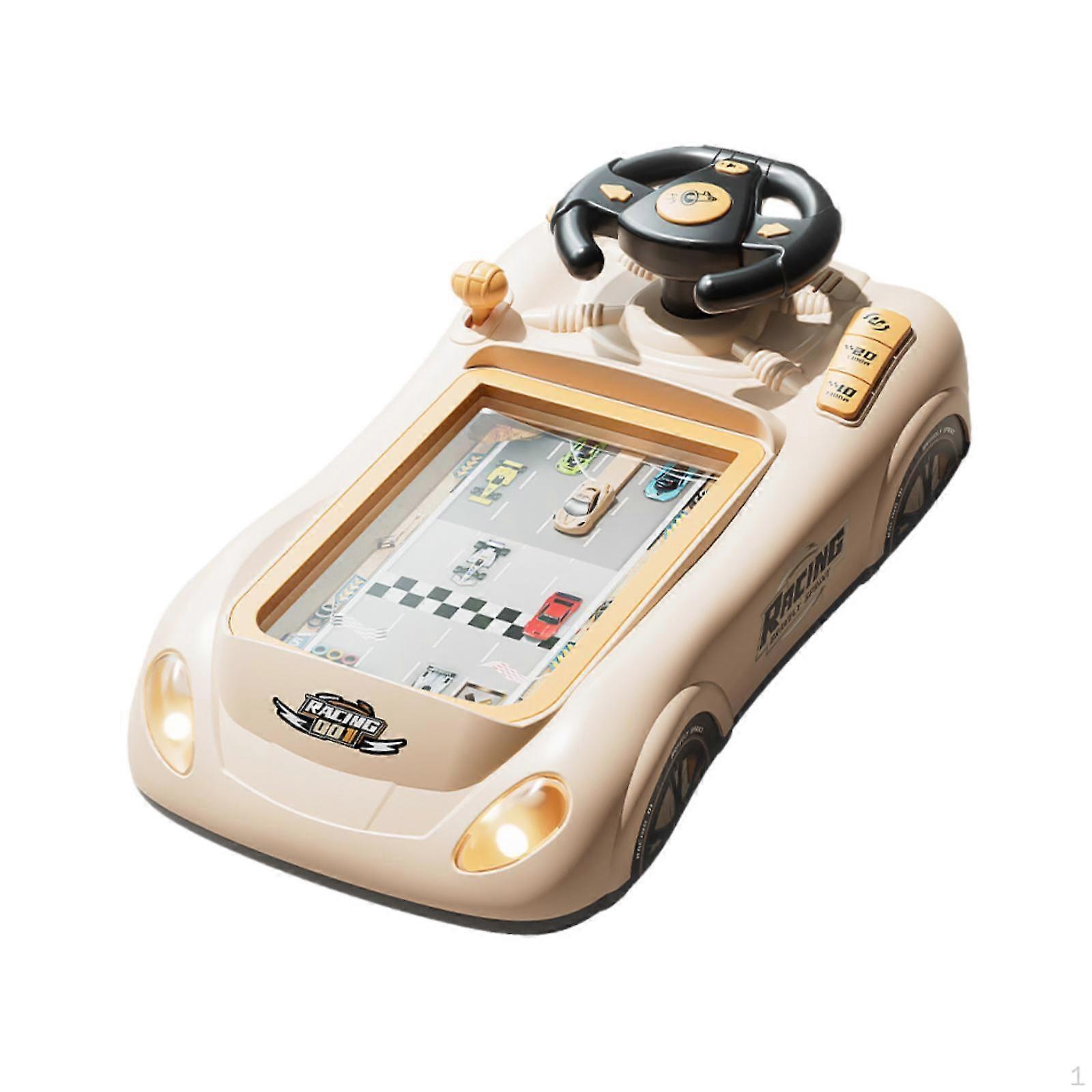 Simulation Driving Steering Wheel Toy Simulator Interactive Musical Race Car Game for 3
