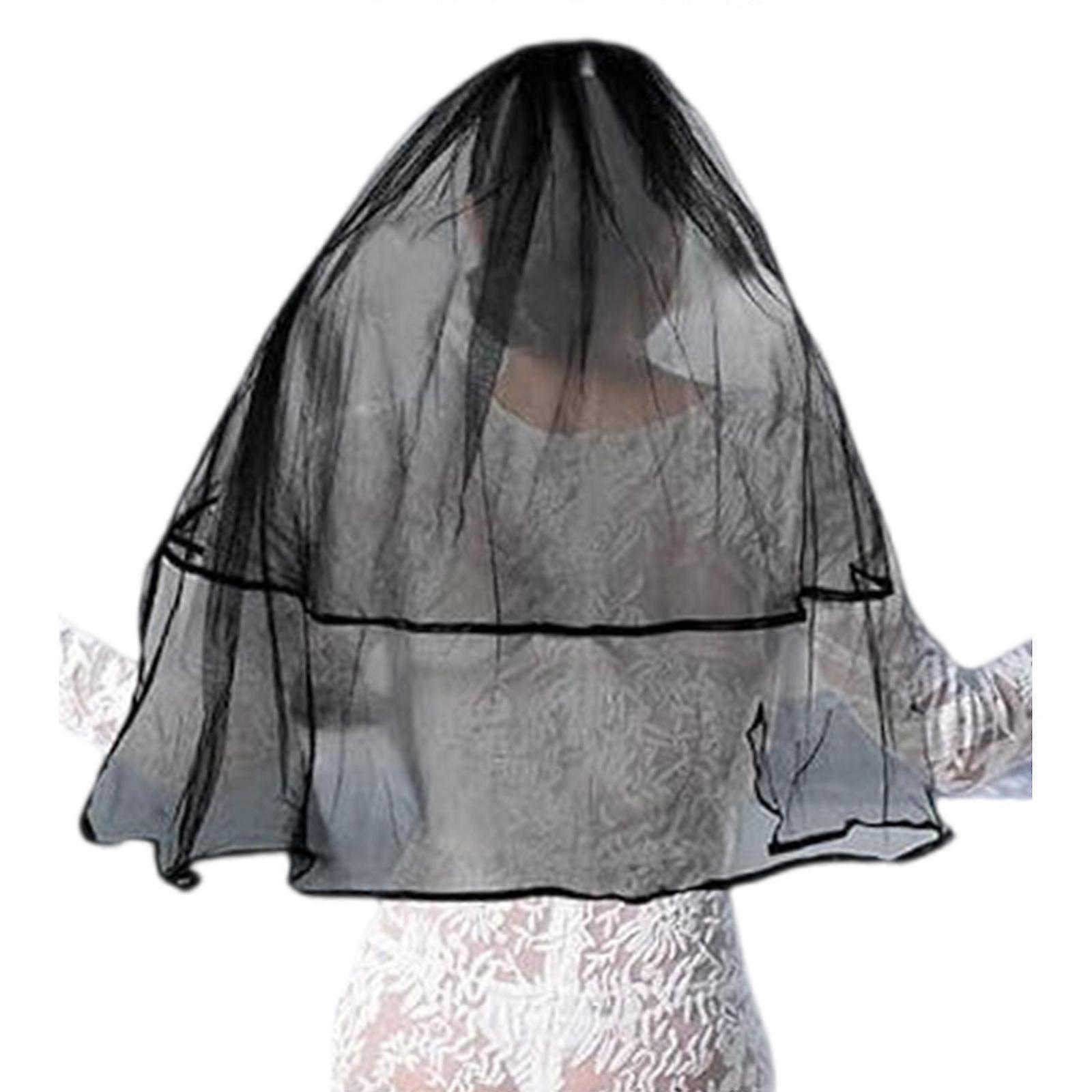 Short Bridal Hairpiece Comb Clip Design Stable Hold For Ceremony Reception Formal Functions  Black