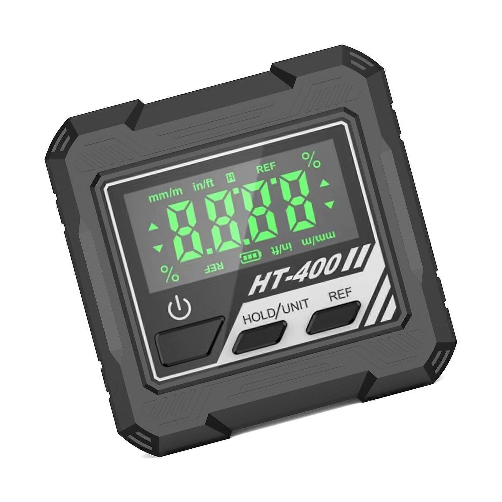 Engineering Grade Digital Protractor Magnetic Level Lightweight ABS Construction Angles Measurement Device for Tasks Multicolor