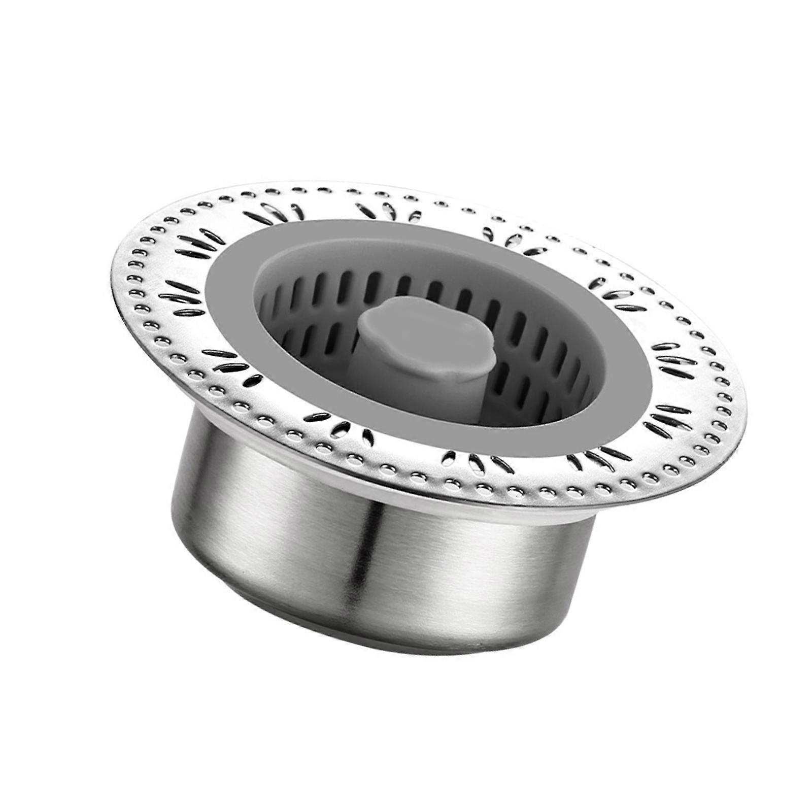 On Sink Strainer With Pull Out Feature Seal for Modern Kitchen Multicolor