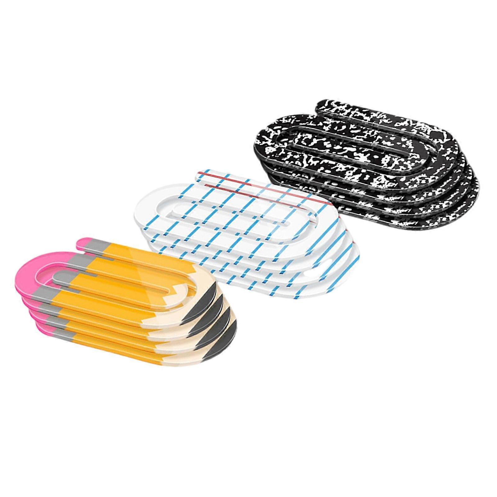 Oversized Transparent Acrylic Document Clamp For Teachers Large Capacity Sturdy File School Office Accessory Multicolor