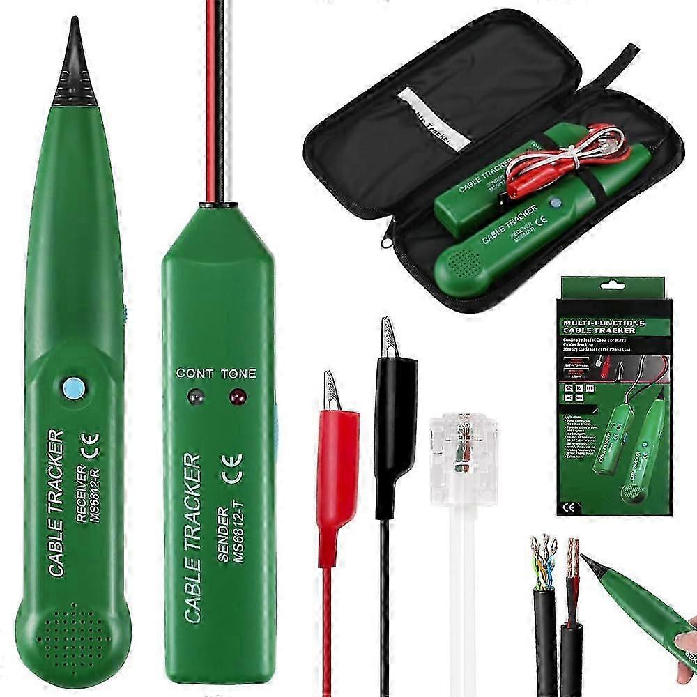 Cable Break Detector for Robotic Lawnmower, Cable Tracker and Finder, Circuit Tester for Network Maintenance, Green 26s