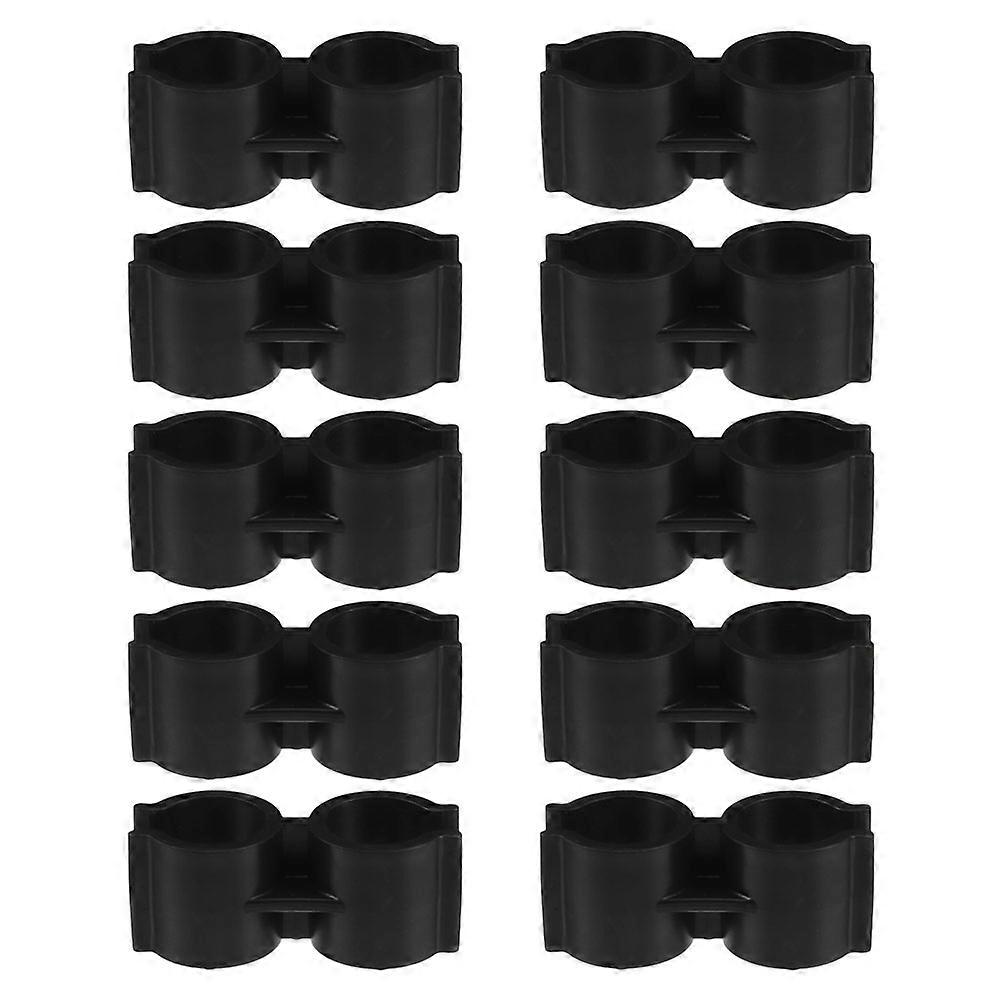 Heavy Duty Plastic Broom Handle Connector for Cleaning 10Pcs