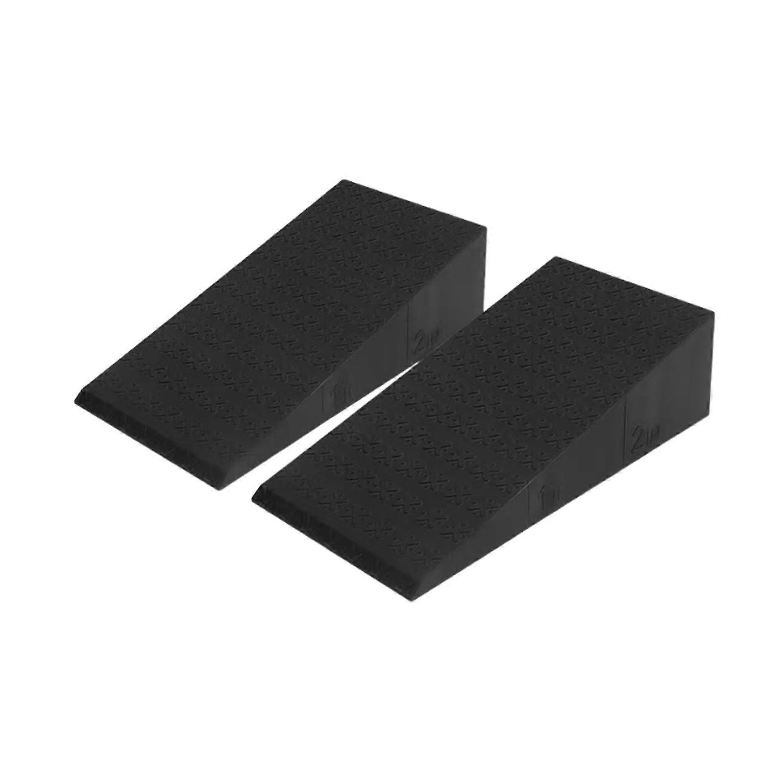 2x Squat Wedge Block Calf Raise Block Squat Ramp for Pushup Home Gym Fitness