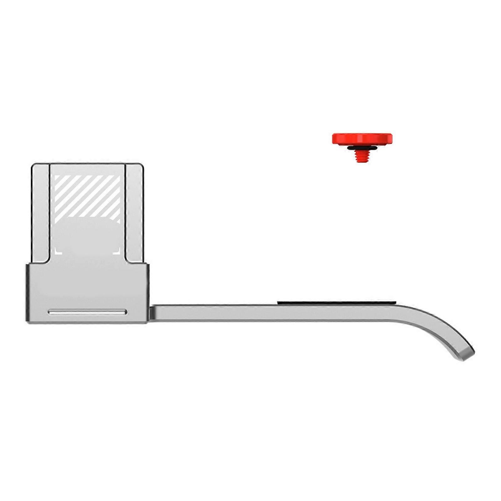 Aluminum Alloy Thumb Up Hot Shoe Hand Grip for X-E5 For Improved Handling And Control  silver