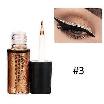 Charm Shine Eyeliner Waterproof Long Lasting Sparkling Glitter Easy Apply 5 Vibrant Colors Party Professional Makeup