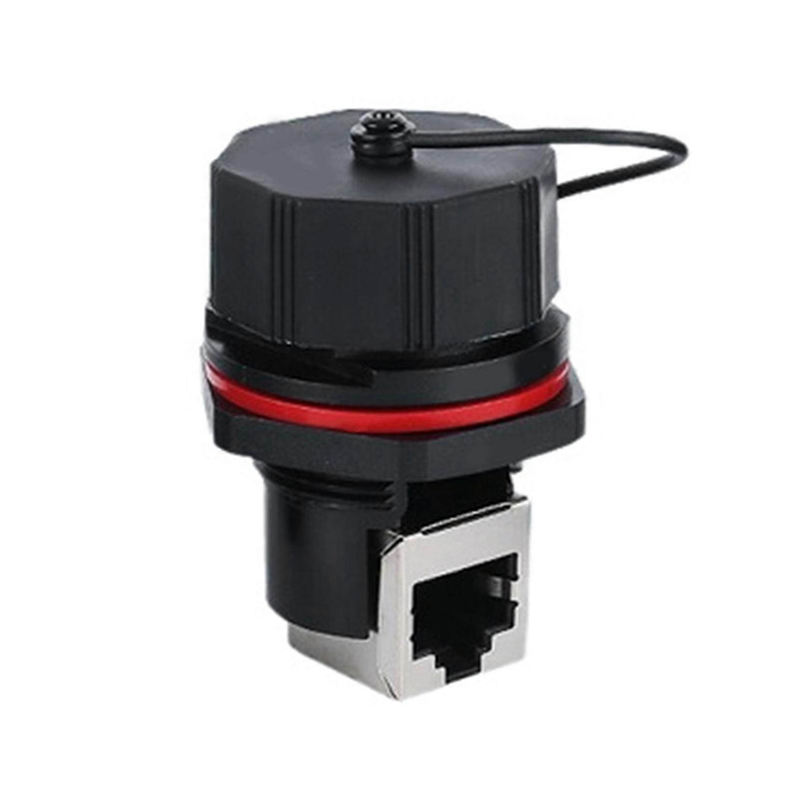 Waterproof Solution Plastic Internet Connector Waterproof Socket Data Transfer Solution Simple Installation for  Multicolor