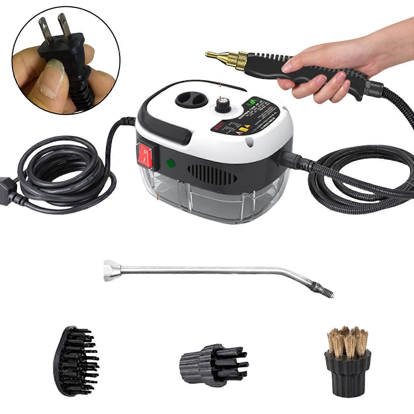 Multifuntional 2500W Steam Cleaner Fabric Steaming Machine ABS Texture for Efficient Heat Temperature Cleaning for Home  White