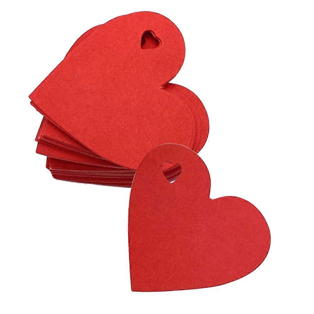 Heart Shaped Present Wrapping Tags 200Pcs For Valentine's Day Designed For Easy Attachment To Gifts