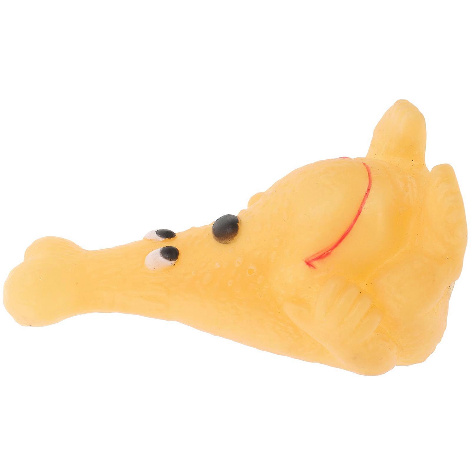 Dog Toy Chicken Legs for Playing Latex Squeaky Interactive Toy