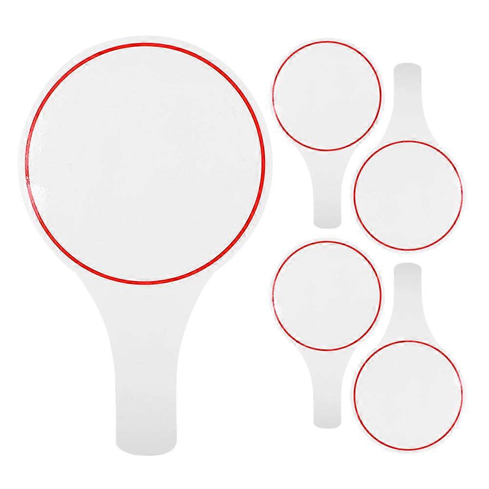 Erasable Voting Writing Scoreboards For Adults At Parties And Office Use In Simple Design 5Pcs Pack