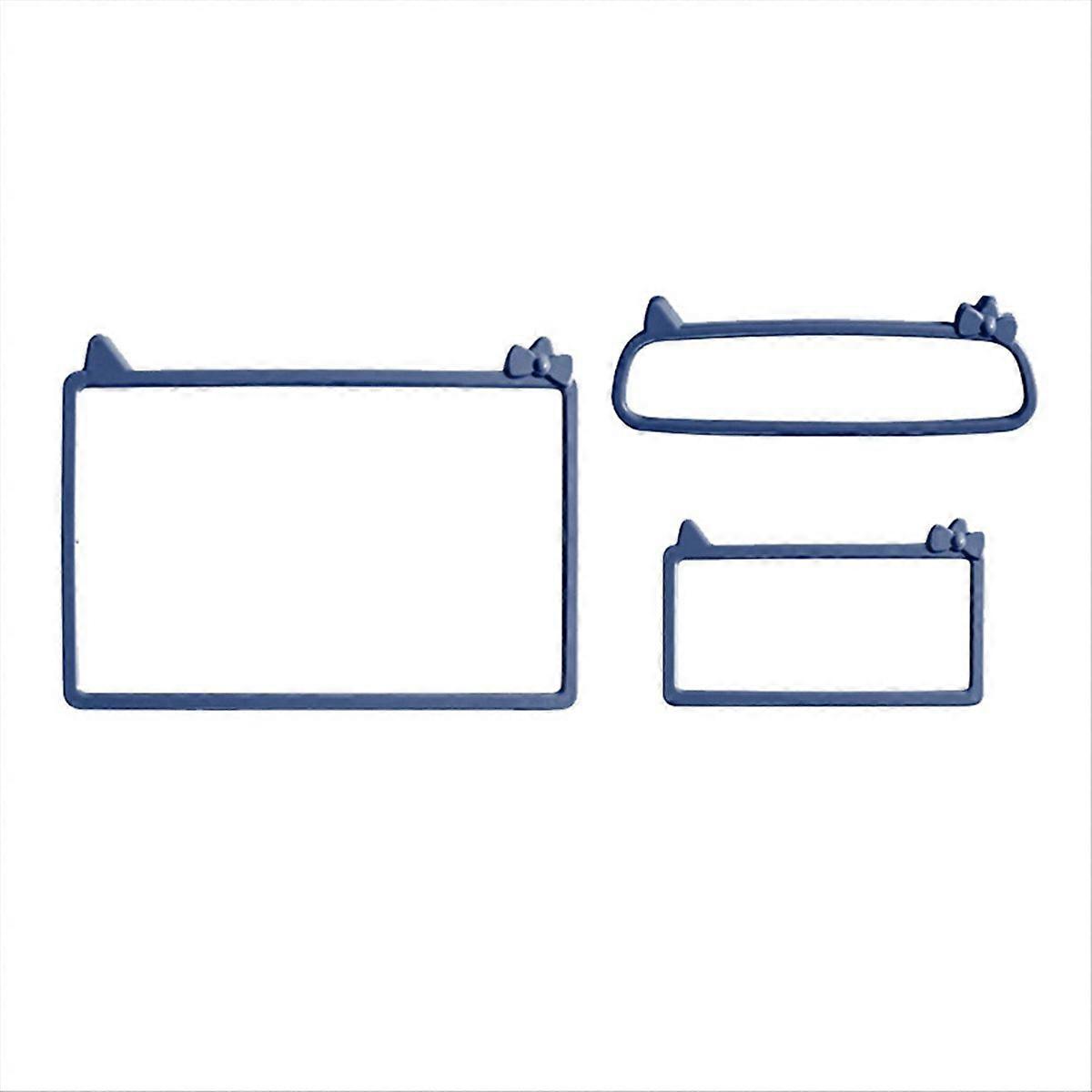 Car Instrument + Navigation Screen + Interior Mirror Frame for 