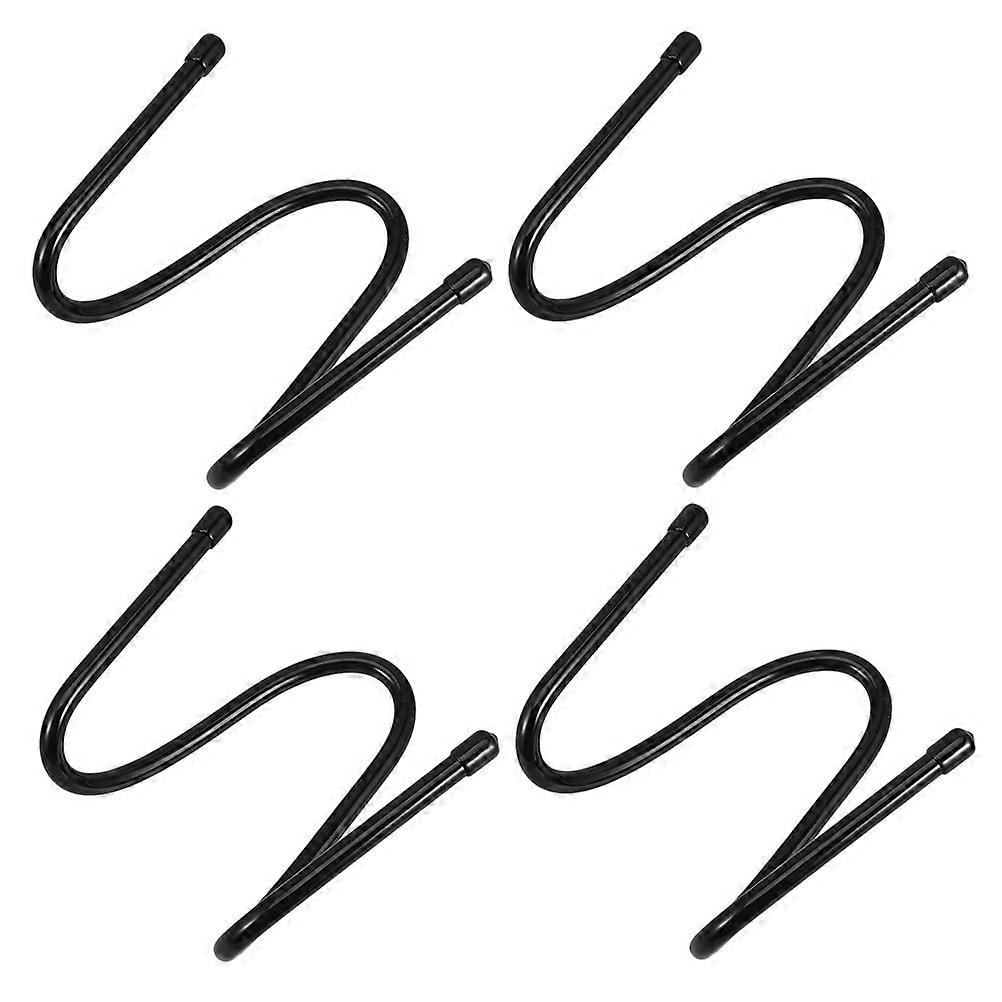 Black Rolling Pin Holder for Wall Display and Storage 4Pcs Set