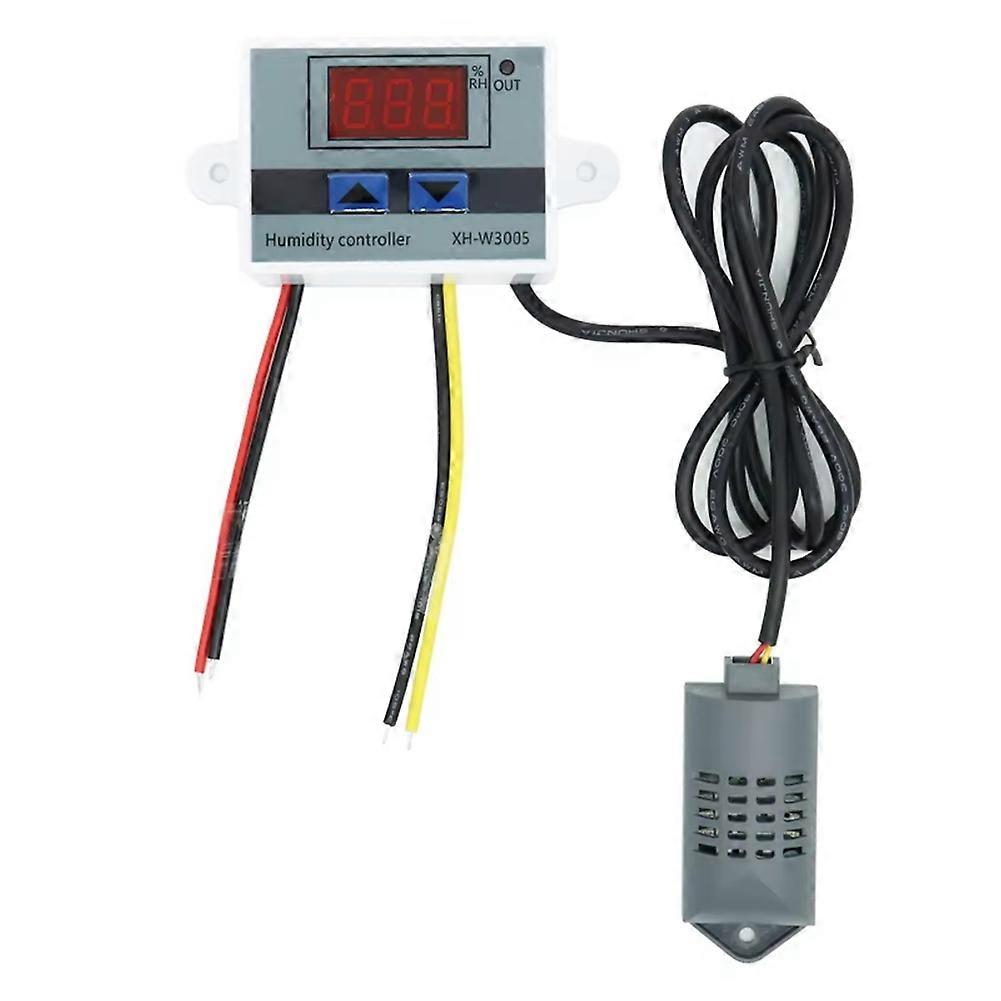 W3005 220V Digital Humidity Controller Instrument Humidity Control Switch Hygrometer SHT20 Humidity Sensor EU Plug